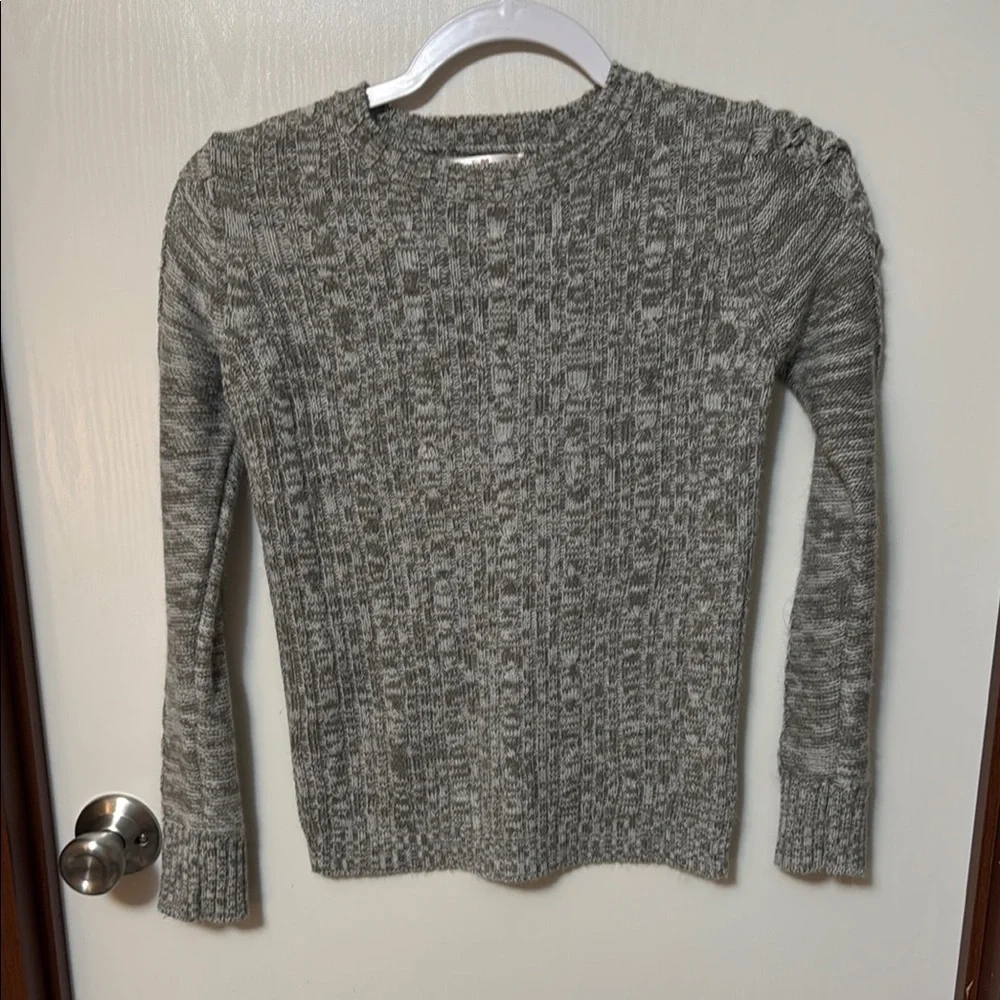 Pink Angel Gray Girl’s Sweater Size L (14)